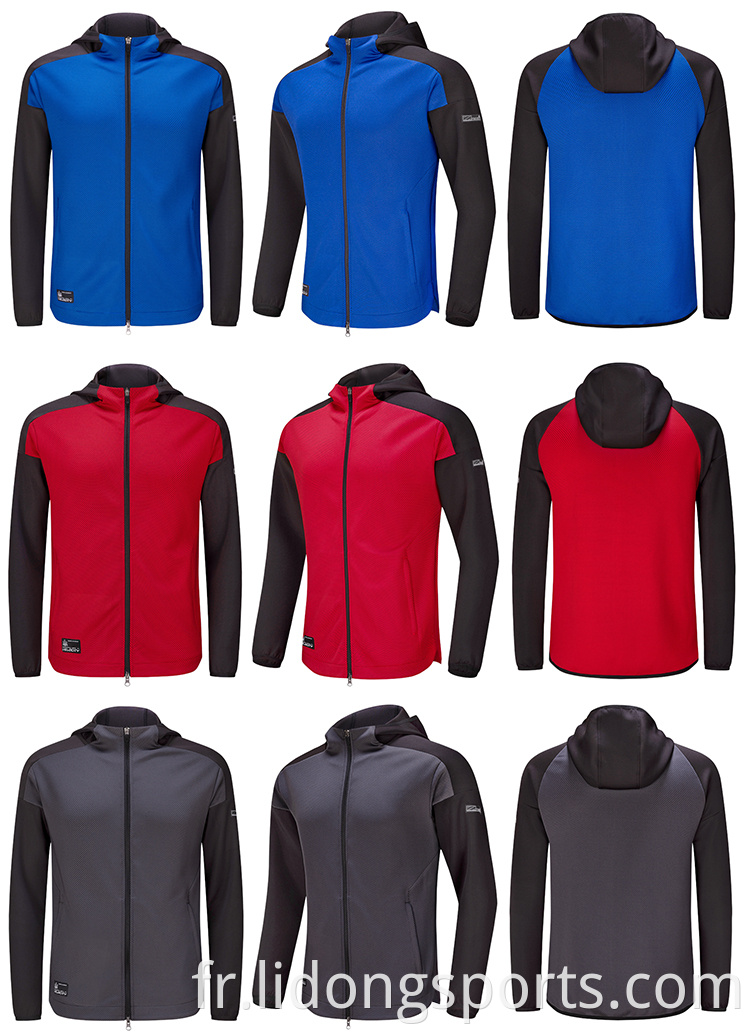 Veste de sport d'automne de haute qualité de haute qualité Starter Starter Men's Men's Casual Pullover Zip Up Veste à sweats à capuche